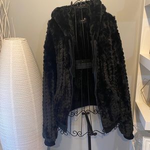 Cliche wool bomber cozy jacket